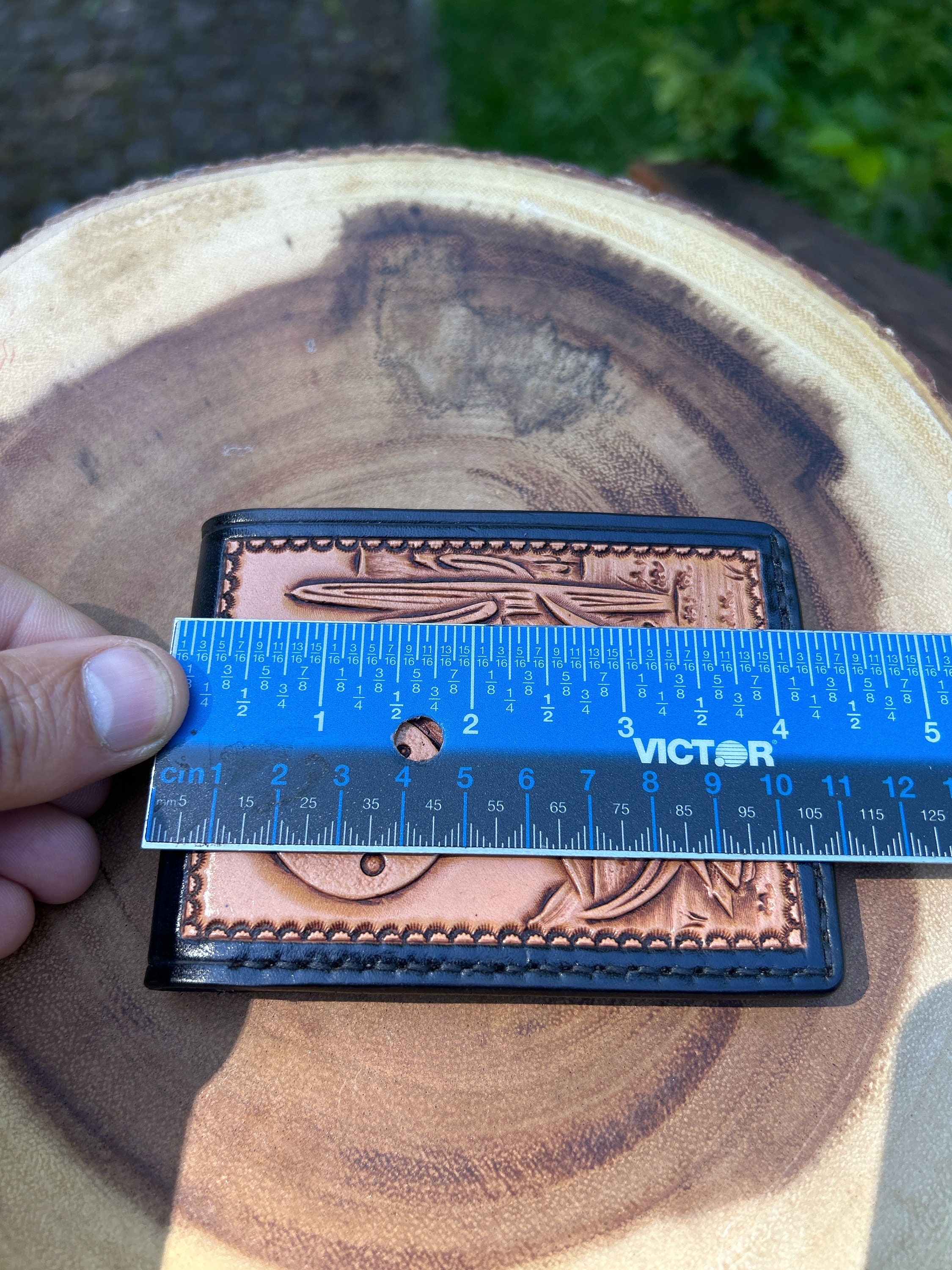 Tooled Bi-Fold Wallet