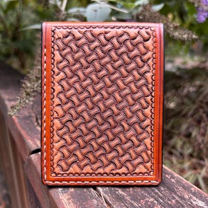 Basket Weave Wallet - Etsy Basket Weave Wallet - Etsy