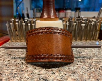 Hand Tooled Leather Barrett