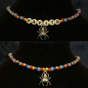 Pavitr Prabhakar Spiderman adjustable beaded necklace