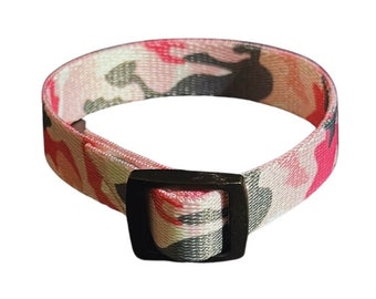 VNS (Vagus Nerve Stimulator) Wrist Band Pink and Grey Camo
