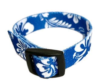 VNS (Vagus Nerve Stimulator) Wrist Band Royal Blue Hawaiian Luau