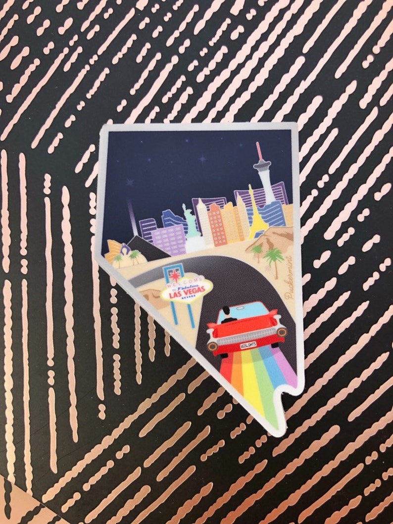 Las Vegas Sticker Etsy