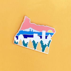 Oregon Enamel Pin