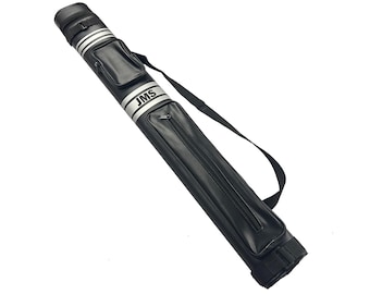 Estuche para tacos de billar personalizado: diseño de rayas, capacidad para 2 tacos