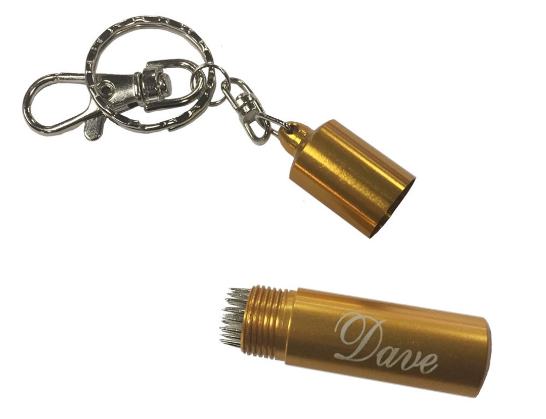 Custom Engraved Billiard Cue Tip Tool - Pool Stick Pick With Keychain ...