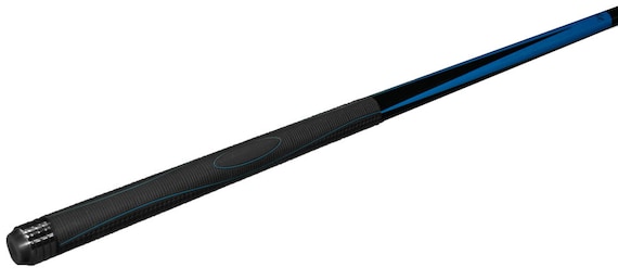 Aki★OLD LAMBROS＋AE CUSTOM CUE Alex Austin Custom Engraved Blue Sport Wrap 2 Piece Pool Cue