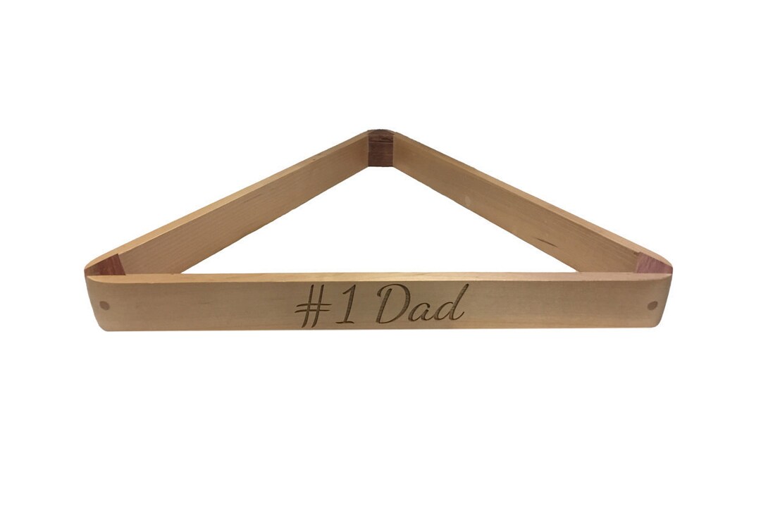 Custom Engraved #1 Dad Oak Pool Table Rack - Etsy