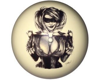 Juggling Girl Custom Cue Ball by D&L Billiards