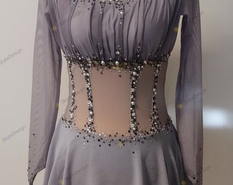 Custom made figure skating or dance dress / costume