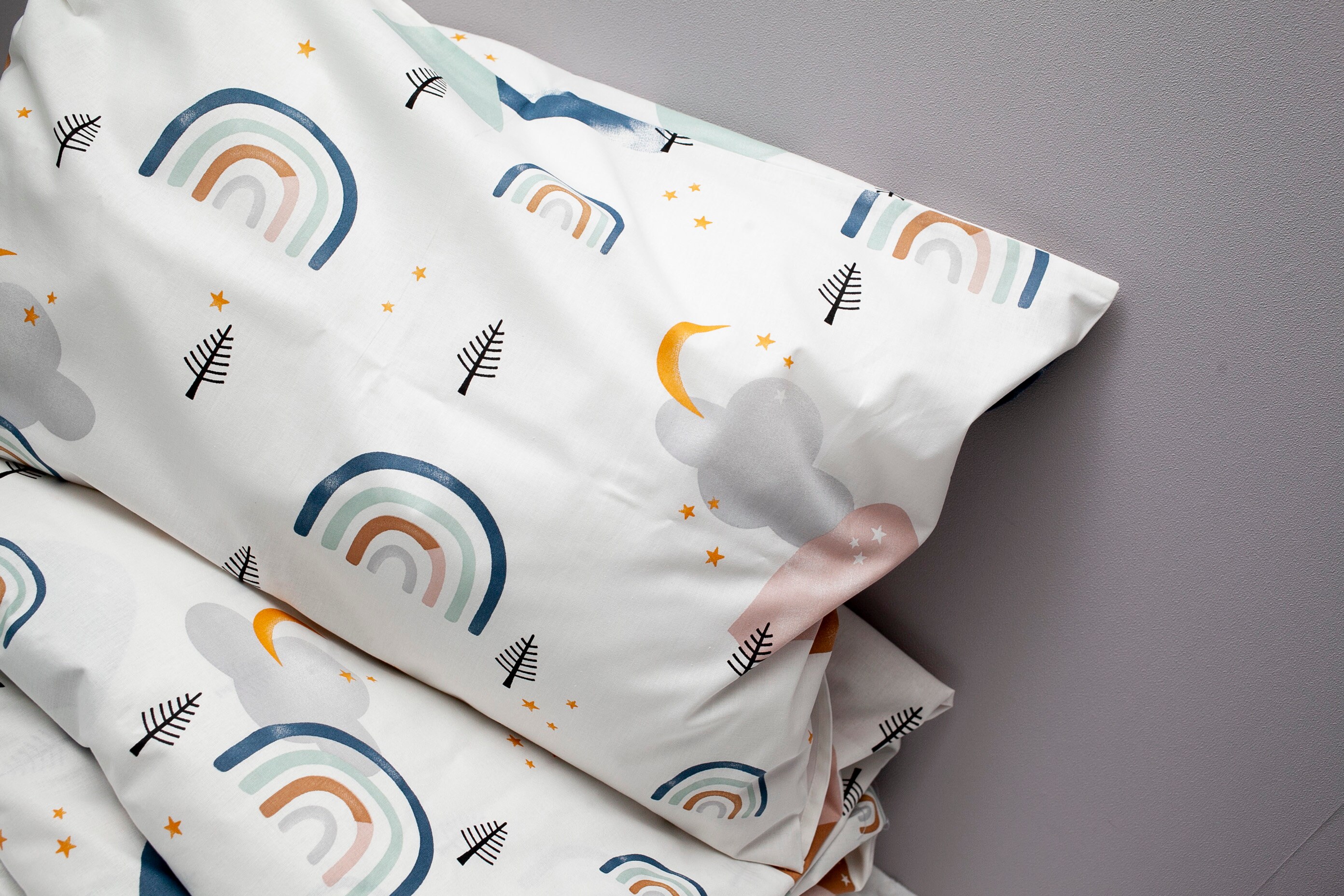 Rainbow toddler Bedding Toddler Bedding Set Toddler Duvet Etsy