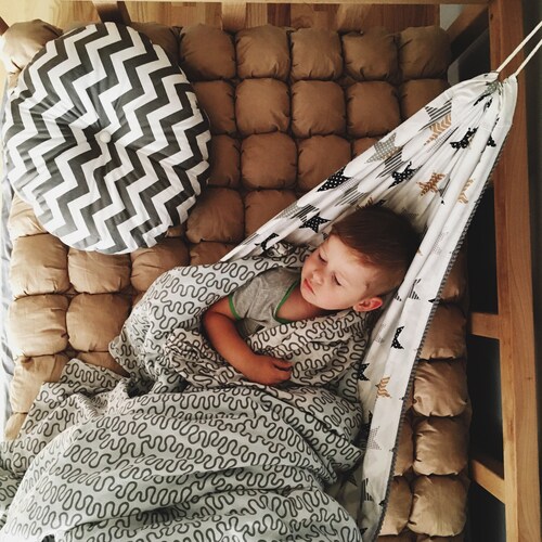 Toddler Hammock for House Bed Montessori Toddler Bedding Etsy
