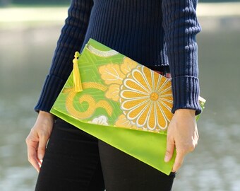 GOLD KIKU Clutch, Obika