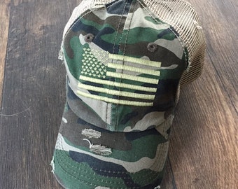 Tactical Flag Hat Etsy