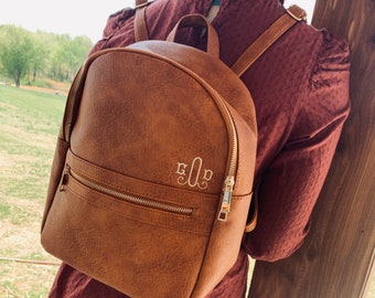 backpack purse with initials