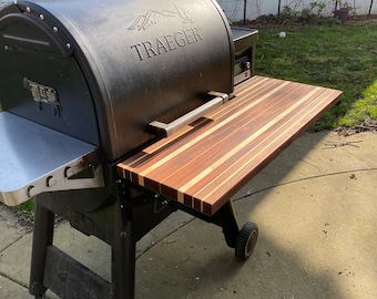 Traeger timberline 850 or 1300 folding grill shelf. Grill shelf. Folding shelf. Traeger accessories. Traeger replacement shelf.