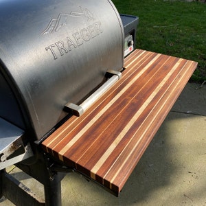 Traeger timberline 850 or 1300 folding grill shelf. Grill image 5