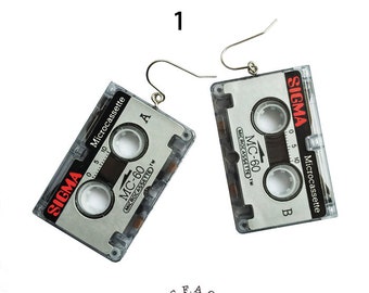 EXAGGERATION FANTASTIC TAPE earrings
