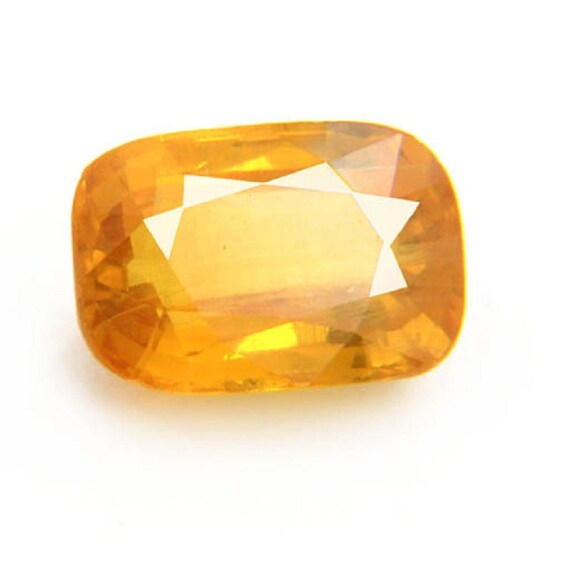 10.65Ct Pukhraj Stone Original Certified Natural Yellow Etsy