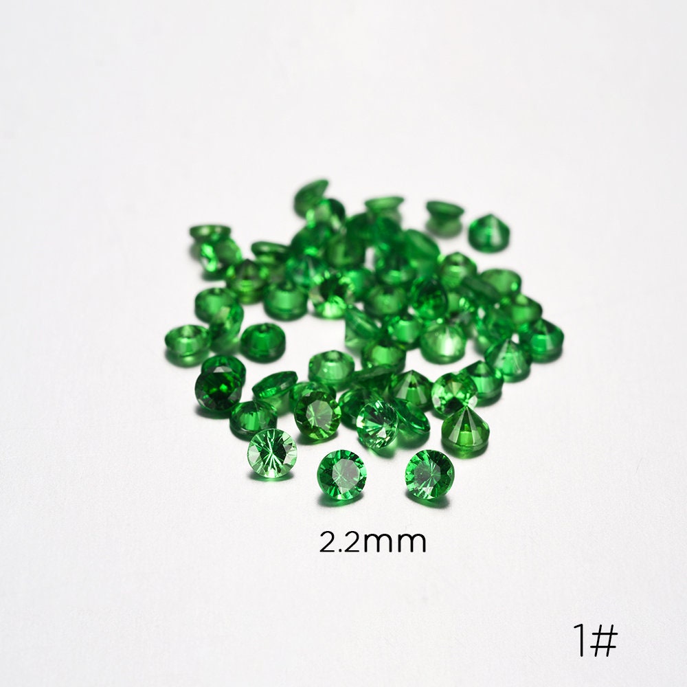 2.2mm Natural Tsavorite Round Tsavorite Faceted Cut 100 Etsy