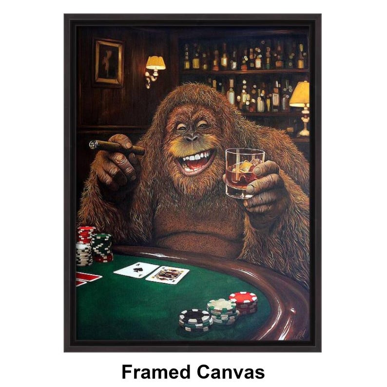 orangutan-poker-art-print-humorous-bar-mancave-wall-decor-canvas-or