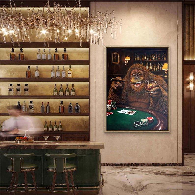 orangutan-poker-art-print-humorous-bar-mancave-wall-decor-canvas-or
