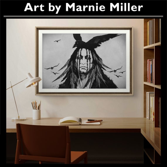 Tonto Native American Art Limited Edition Signed & Numbered Giclee Fine Art Print on Gorgeous Premium Cotton Rag Paper by Marner Miller, Tx