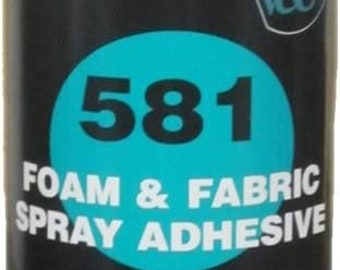 581 Foam & Fabric Spray Glue Adhesive 12 oz.