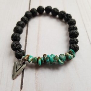 Turquoise Bracelet, Protection Bracelet, Diffuser Bracelet, Beaded Bracelet, Gemstone Bracelet, Crystal Bracelet, Women&#39;s Bracelet