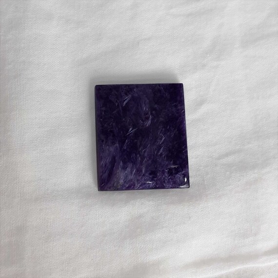 Natural Gemstone Loose Gemstone Natural Charoite Cabochon Square Gemstone 19x21mm Top Quality Charoite Wholesale Gemstone Supplier