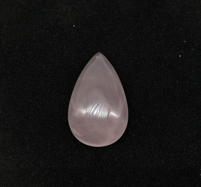 For Jewelry Making Rose Quartz loose Gemstone #AGS5550 57.70Cts Pink Rose Quartz Gemstone 22x36mm,Natural Rose Quartz Rose Quartz Cabochon