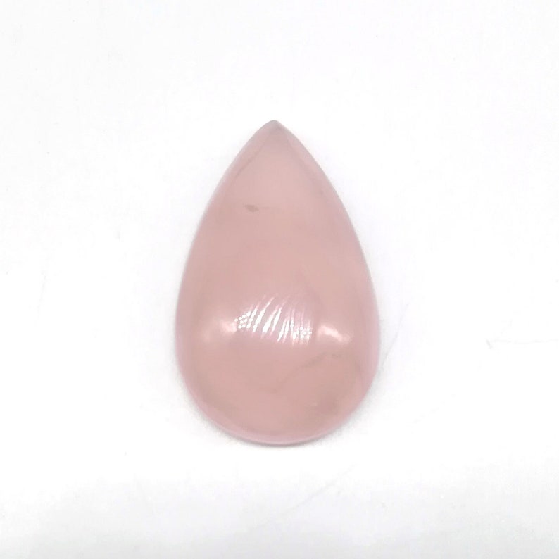 For Jewelry Making Rose Quartz loose Gemstone #AGS5550 57.70Cts Pink Rose Quartz Gemstone 22x36mm,Natural Rose Quartz Rose Quartz Cabochon