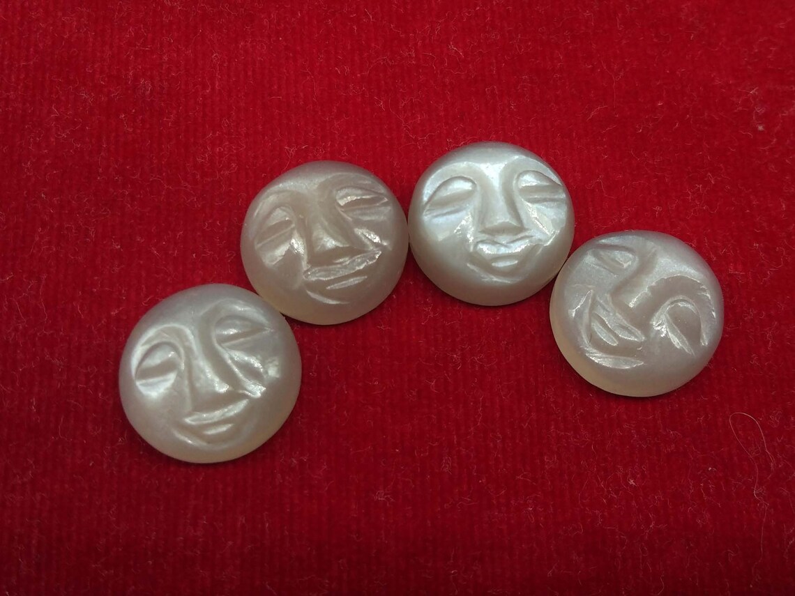 Natural Grey Moonstone Gemstone Carved Moon Face Cabochon Etsy UK