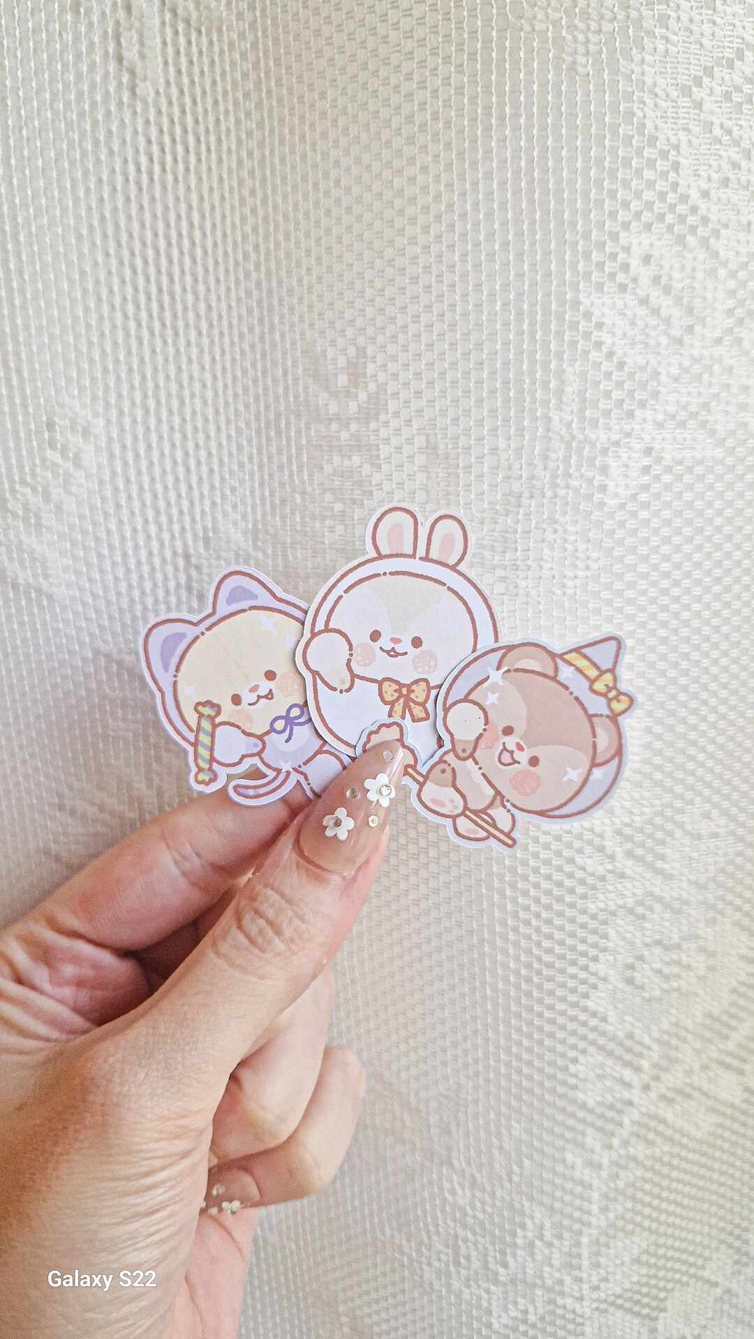 Kawaii Cute Flower Cottage Shabby Teddy Bear Die Cut Stickers - Etsy