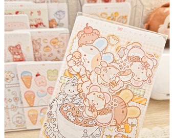 Bundle Oops Bag Kawaii Cute Teddy Bear Stickers