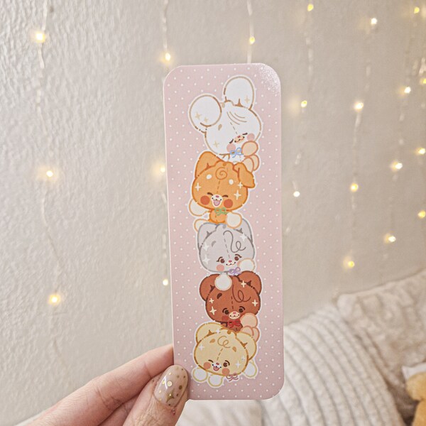 Kawaii Animals Friends Bookmark