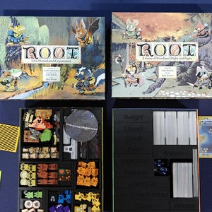 Root Board Game Insert in Two Boxes