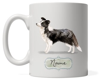 Cocker Spaniel Design mit Hunden Namen, personalisierte Spaniel Mama Kaffeebecher, benutzerdefinierte Cocker Papa Tee, Geschenk für Hundebesitzer