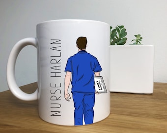 Nurse Coffee mug / Graduation Gift Male, Nursing School Mug, Murse Coffee Mug, Nurse appreciation, Thank you nurse,
