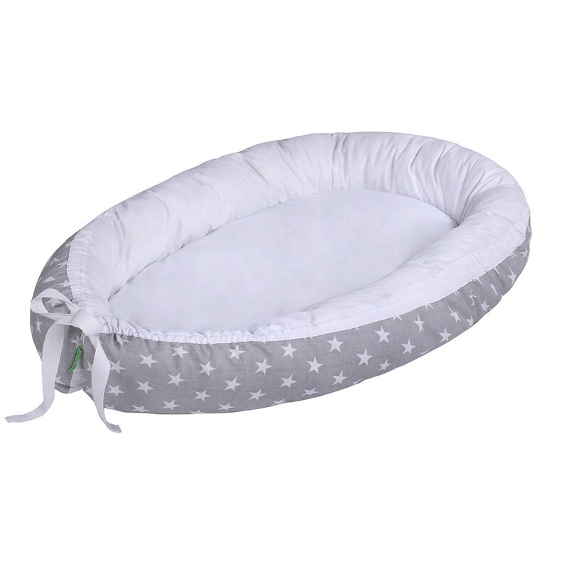 LULANDO multifunktionales Babynest Kuschelnest Babynestchen MINKY 80 x 45 cm