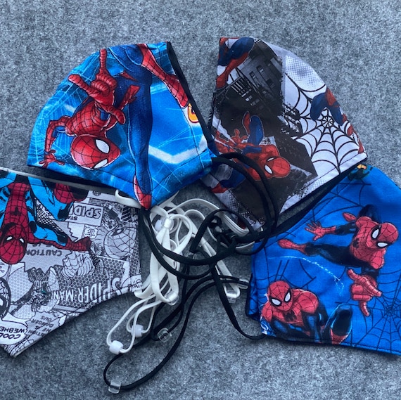 Super Hero Face Masks Handmade in Australia. 2 Layer and 3 Etsy Australia