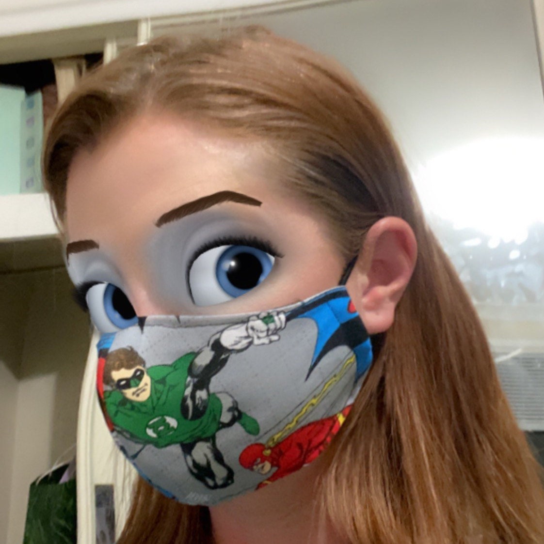 Super Hero face masks handmade in Australia. 2 layer and 3 Etsy