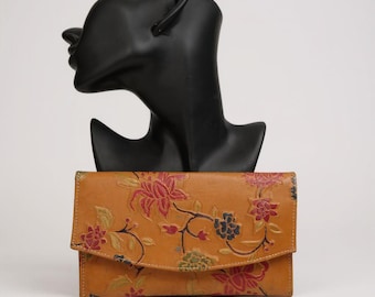 Large Tooled Leather Purse