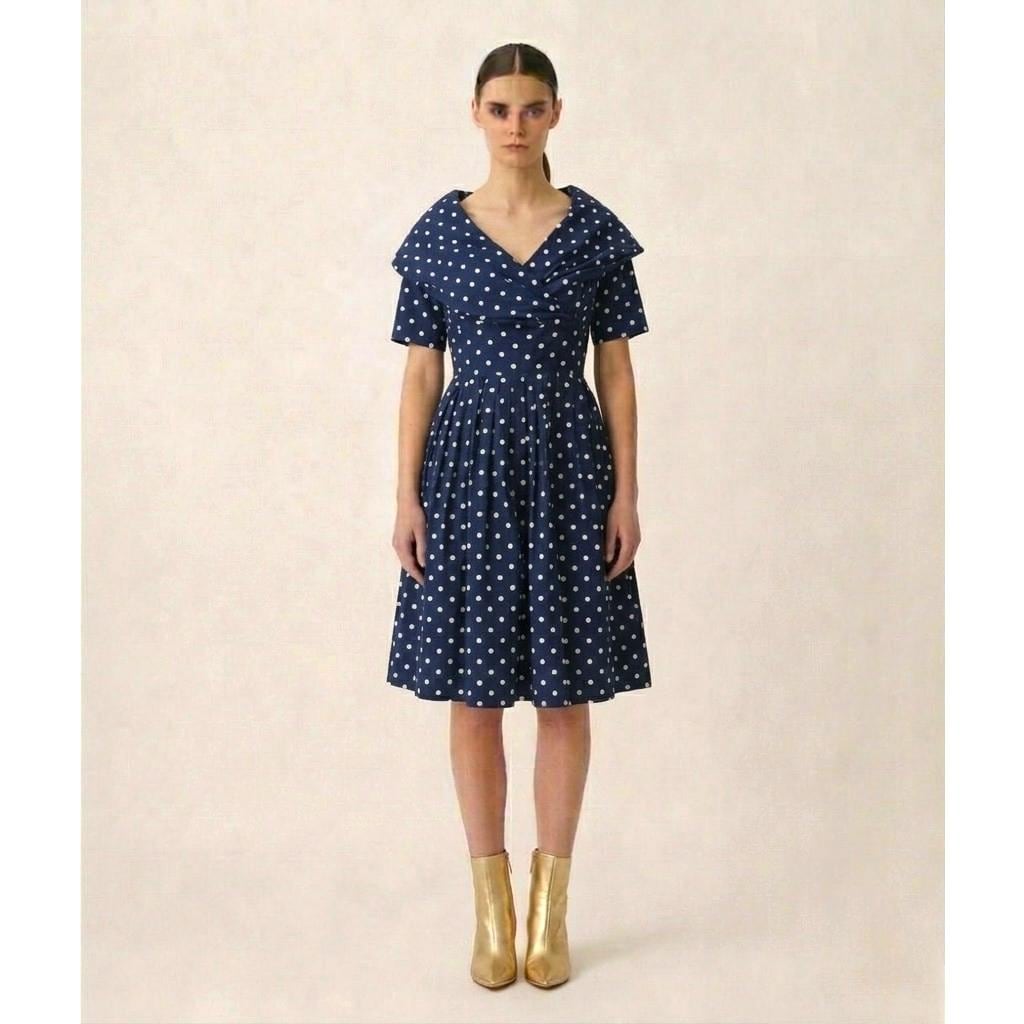 50s Polka Dot Dress - Etsy