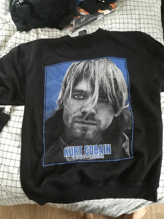 Bootleg sweatshirt kurt cobain nirvana rare XL dea