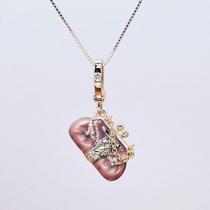 Juicy Couture Purple Handbag Charm, Necklace Pendant, Bag Accessory image 3