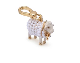 Juicy Couture White Sheep Charm, Bag and Phone Strap