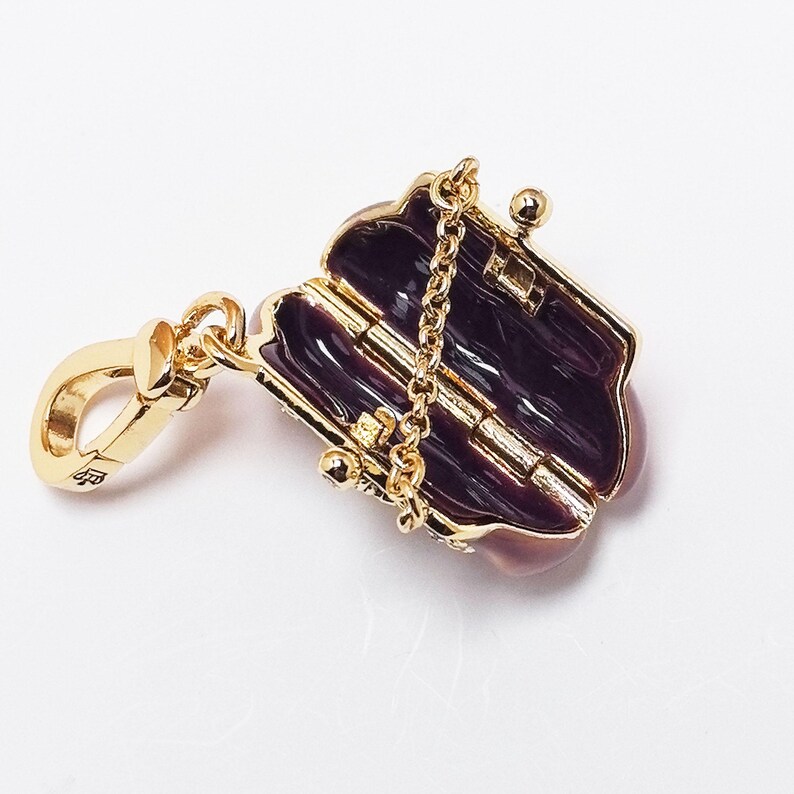 Juicy Couture Purple Handbag Charm, Necklace Pendant, Bag Accessory image 7