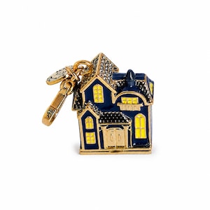 Juicy Couture Haunted House Charm, Halsband Väska Charm Hänge Halloween Gåvor