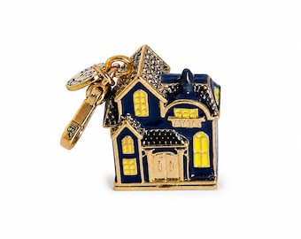 Juicy Couture Haunted House Charm, Necklace Bag Charm Pendant Halloween Gifts